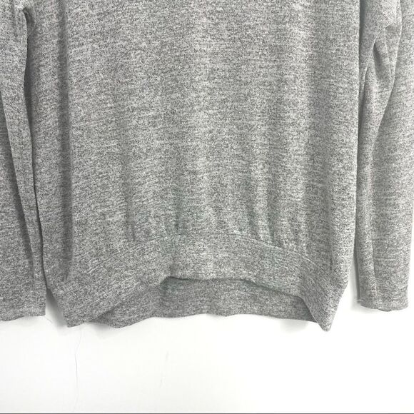 Aritzia Wilfred Free Martha Mock Neck Sleeve Sweater in Gray Sz Small - Picture 5 of 9